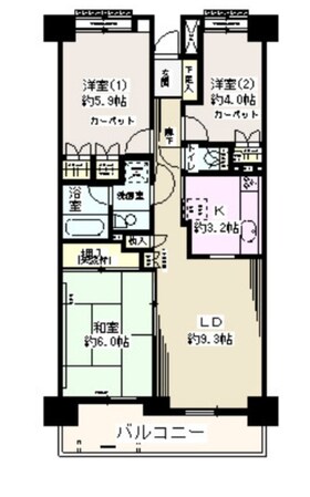 板橋パーク・ホームズの物件間取画像